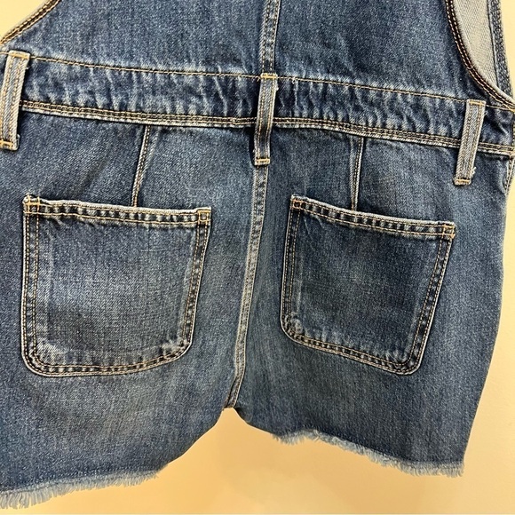 SHORT Denim Overalls Bibs - Picture 11 of 16